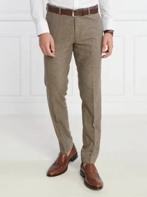 Oscar Jacobson Wełniane spodnie DENZ | Regular Fit