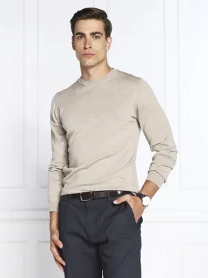 Oscar Jacobson Wełniany sweter Custer | Slim Fit