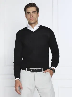 Oscar Jacobson Wełniany sweter | Regular Fit