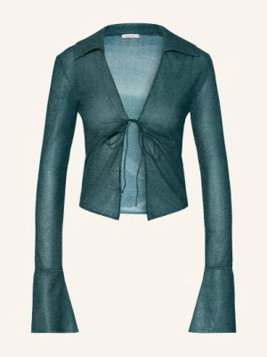 Oséree Bluzka Lumière Z Brokatową Przędzą blau