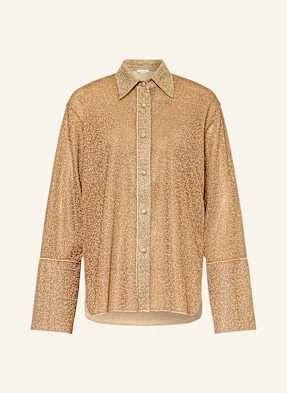 Oséree Koszula Lumiere Z Błyszczącą Przędzą gold