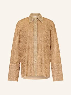 Oséree Koszula Lumiere Z Błyszczącą Przędzą gold
