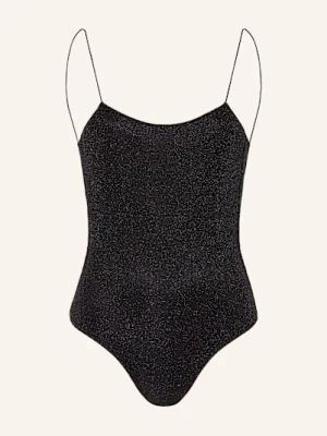 Oséree Strój Kąpielowy Lumiere Maillot Z Błyszczącą Przędzą schwarz