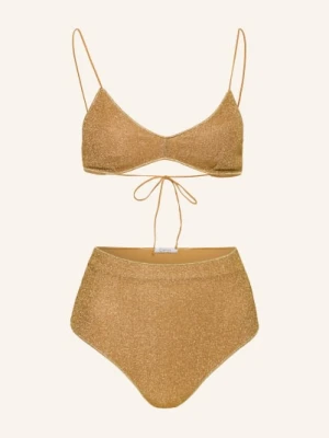 Oséree Trójkątne Bikini Lumiere Z Błyszczącą Nicią gold