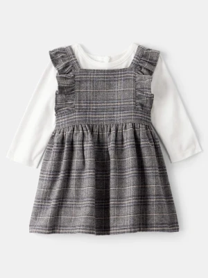 OshKosh 2-częściowy zestaw w kolorze szaro-białym rozmiar: 86