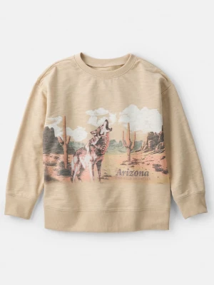 OshKosh Bluza w kolorze beżowym rozmiar: 116