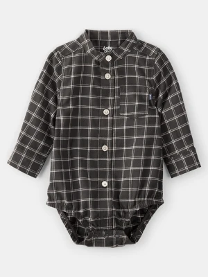 OshKosh Body-koszula w kolorze antracytowym rozmiar: 68