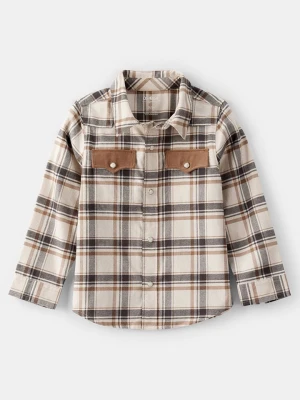 OshKosh Koszula w kolorze beżowo-brązowym rozmiar: 98