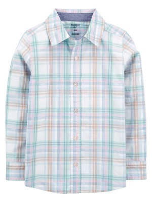 OshKosh Koszula w kolorze jasnobrązowo-zielonym rozmiar: 122