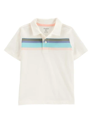 OshKosh Koszulka polo w kolorze kremowym rozmiar: 104