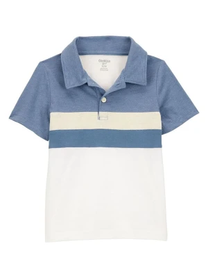 OshKosh Koszulka polo w kolorze niebiesko-kremowym rozmiar: 92