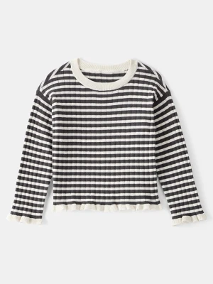 OshKosh Koszulka w kolorze antracytowo-białym rozmiar: 92