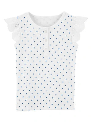 OshKosh Koszulka w kolorze biało-niebieskim rozmiar: 98