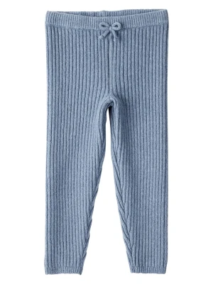 OshKosh Legginsy dzianinowe w kolorze niebieskim rozmiar: 98