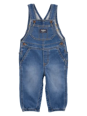 OshKosh Ogrodniczki dżinsowe w kolorze niebieskim rozmiar: 62