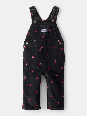 OshKosh Ogrodniczki w kolorze czarnym rozmiar: 86/92