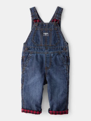 OshKosh Ogrodniczki w kolorze niebieskim rozmiar: 68