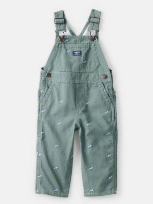 OshKosh Ogrodniczki w kolorze zielonym rozmiar: 80