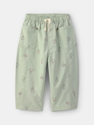 OshKosh Spodnie chino w kolorze zielonym rozmiar: 92