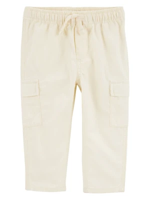 OshKosh Spodnie dresowe w kolorze kremowym rozmiar: 86