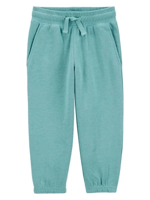 OshKosh Spodnie dresowe w kolorze turkusowym rozmiar: 110