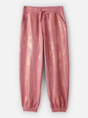 OshKosh Spodnie dresowe w kolorze złoto-jasnoróżowym rozmiar: 152