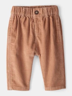 OshKosh Spodnie sztruksowe w kolorze jasnobrązowym rozmiar: 68