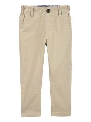 OshKosh Spodnie w kolorze beżowym rozmiar: 92