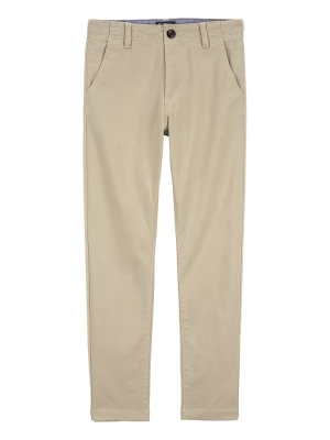 OshKosh Spodnie w kolorze beżowym rozmiar: 116