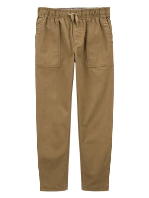 OshKosh Spodnie w kolorze jasnobrązowym rozmiar: 122