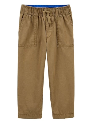 OshKosh Spodnie w kolorze jasnobrązowym rozmiar: 92