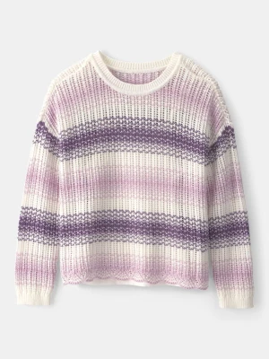 OshKosh Sweter w kolorze kremowo-fioletowym rozmiar: 122
