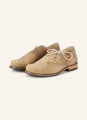 Ostarrichi Buty Sznurowane Do Stroju Ludowego beige