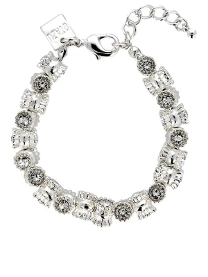 Otazu Posrebrzana bransoletka z kryształami Swarovski rozmiar: onesize