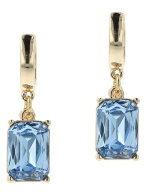 Otazu Pozłacane kolczyki-kreole z kryształami rozmiar: onesize