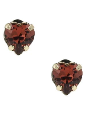 Otazu Pozłacane kolczyki-wkrętki z kryształami rozmiar: onesize