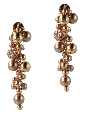 Otazu Pozłacane kolczyki-wkrętki z kryształami Swarovski rozmiar: onesize
