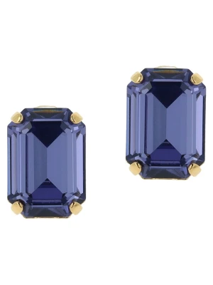 Otazu Pozłacane kolczyki-wkrętki z kryształami Swarovski rozmiar: onesize