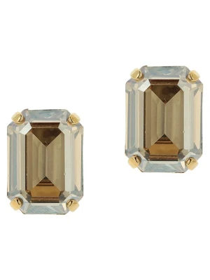 Otazu Pozłacane kolczyki-wkrętki z kryształami Swarovski rozmiar: onesize