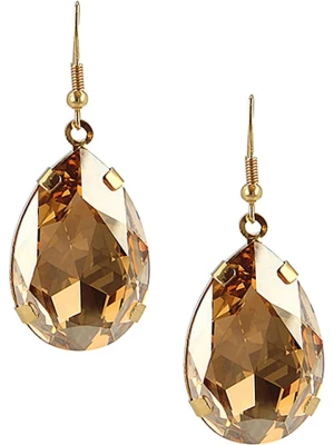 Otazu Pozłacane kolczyki z kryształkami Swarovski rozmiar: onesize