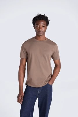 Otis — męska koszulka oversize - Brown Animal