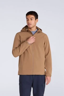 Otto męska kurtka Softshell - Light Brown Animal