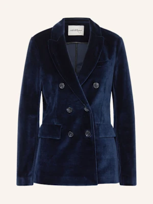 Ottod'ame Blezer Z Aksamitu blau