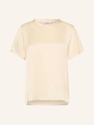 Ottod'ame Bluzka Koszulowa Luisa Z Satyny beige ECRU