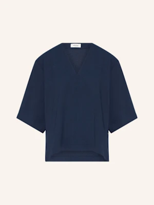 Ottod'ame Bluzka Luna Z Rękawami 3/4 blau