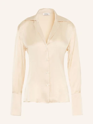 Ottod'ame Bluzka Satynowa beige