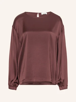 Ottod'ame Bluzka Z Satyny braun