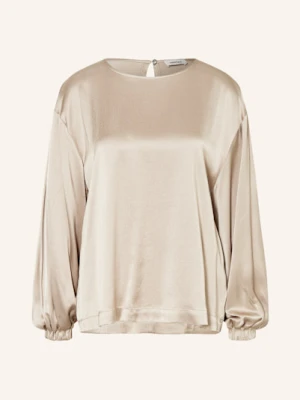 Ottod'ame Bluzka Z Satyny grau