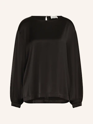 Ottod'ame Bluzka Z Satyny schwarz