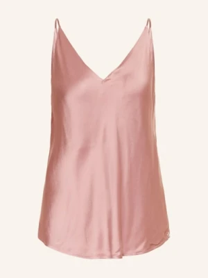 Ottod'ame Satynowa Bluzka rosa